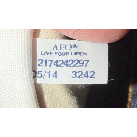 American Eagle Jeans Mens 33x30 Blue Original Straight Straight Leg Med/DarkWash - Picture 5 of 7